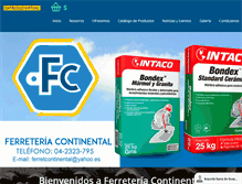 Tablet Screenshot of ferreteriacontinental.com